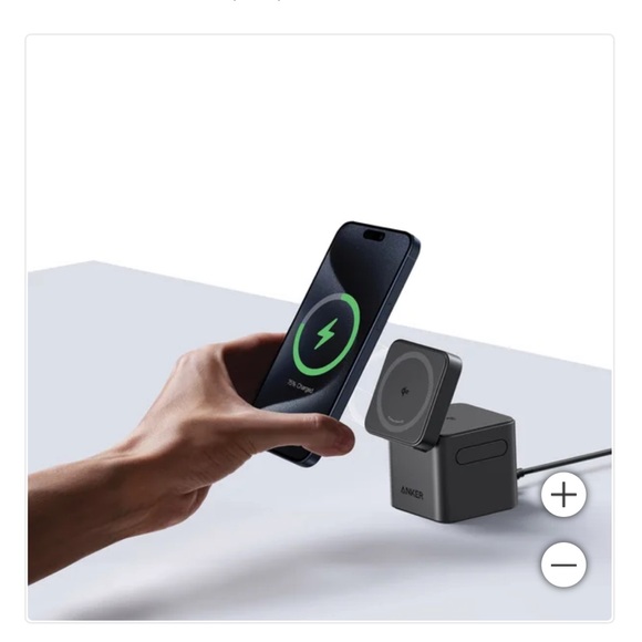 Two Anker MagGo Magnetic 3-in-1 Wireless Charging Stands - Picture 6 of 7